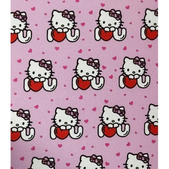 Hello Kitty Faux Rabbit Fur Throw Blanket - I Love You 50x70